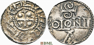 Денарий, Германия, Нижняя Лотарингия, Anonymous bishop, м.д. регион Meuse