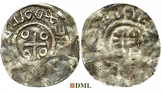 Денарий, Польша, Boleslaw I (992-1025), тип REX