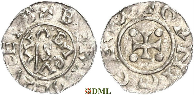 Денарий, Германия, Нижняя Лотарингия, B. Bernold (1040-1054), м.д. Groningen, Ilisch 2000 18.3