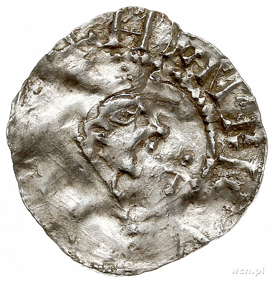 Денарий, Германия, Верхняя Лотарингия, Berthold (996-1018), м.д. Toul, Dbg. 957