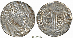 Денарий, Германия, Швабия, Heinrich II (1002-1024), м.д. Esslingen, Dbg. 951