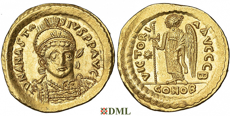 Солид, Византия, Anastase I (491-518) , м.д. Constantinople