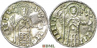 Денарий, Дания, Sven Estridsen (1047-1075), м.д. Lund, Hbg. 4