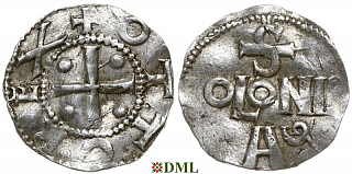 Денарий, Германия, Нижняя Лотарингия, Otto III (983-1002), м.д. Koln, Dbg. 331