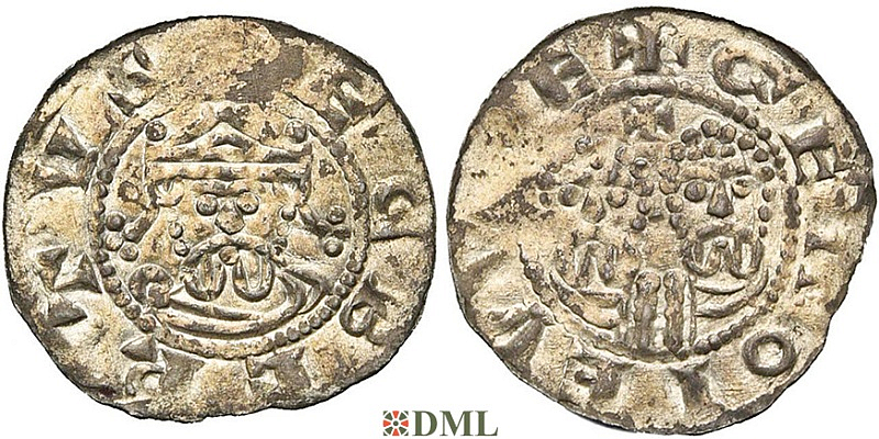 Денарий, Германия, Нижняя Лотарингия, Gf. Egbert II (1068-1090), м.д. Garrelsweer