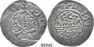 Денарий, Германия, Нижняя Лотарингия, Wilhelm de Ponte (1054-1076), м.д. Utrecht, Ilisch 2000, 10.9