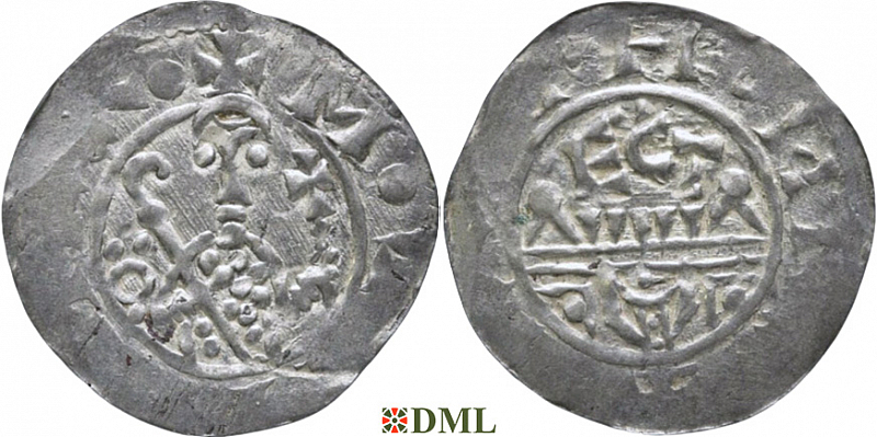 Денарий, Германия, Нижняя Лотарингия, Wilhelm de Ponte (1054-1076), м.д. Utrecht, Ilisch 2000, 10.9