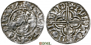 Денарий, Англия, Cnut (1016-1035), м.д. London, монетарий Wulfstan, North 781