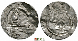 Денарий, Германия, Швабия, Anonymous bishop, м.д. Konstanz, Dbg 1012