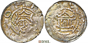 Денарий, Германия, Саксония, Heinrich III (1039-1056), м.д. Stade, Dbg. 720