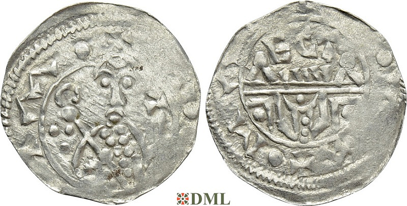 Денарий, Германия, Нижняя Лотарингия, B. Wilhelm (1054-1076), м.д. Utrecht, Ilisch 2000, 10.10