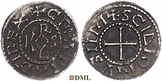 Денарий, Каролинги, Charles le Chauve (840-877), м.д. Saint-Denis, Depeyrot 896
