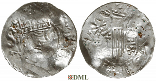 Денарий, Германия, Швабия, Heinrich II (1002-1024), м.д. Esslingen, Dbg. 951
