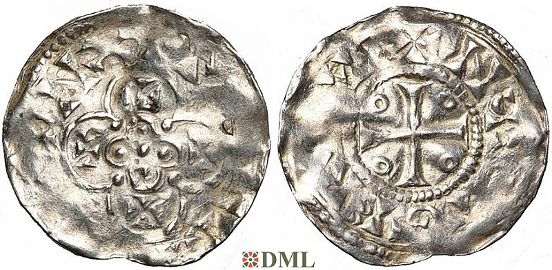 Денарий, Германия, Нижняя Лотарингия,  м.д. Brussel 