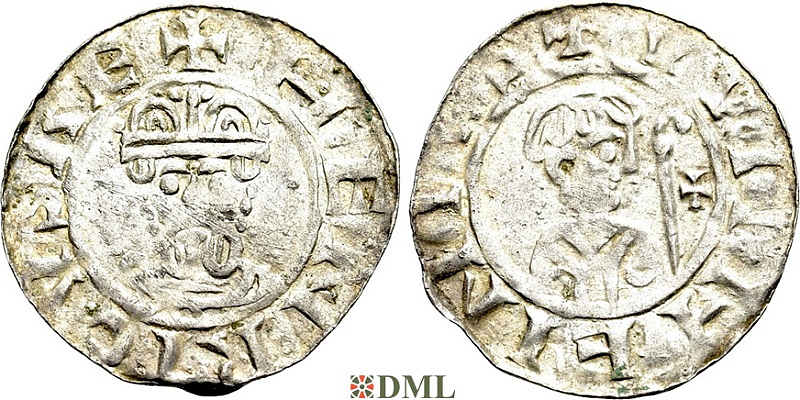 Денарий, Германия, Нижняя Лотарингия, B. Wilhelm (1054-1076), м.д. Groningen, Ilisch 2000 18.6
