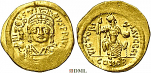 Солид, Византия, Justin II  (565-578) , м.д. Constantinople