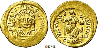 Солид, Византия, Justin II  (565-578) , м.д. Constantinople