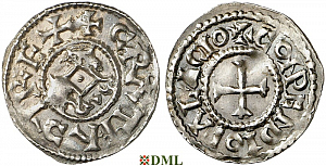 Денье, Каролинги, Charles II (843-877), м.д. Compiegne