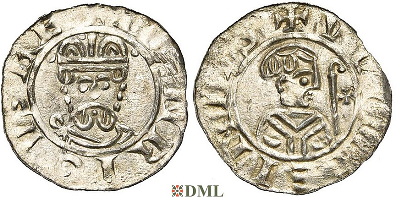 Денарий, Германия, Нижняя Лотарингия, B. Wilhelm (1054-1076), м.д. Groningen, Ilisch 2000 18.6