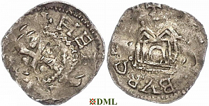 Денарий, Германия, Верхняя Лотарингия, Heinrich II (1026-1047), м.д. Luxemburg