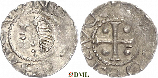Денарий, Германия, Саксония, Konrad II (1024-1039), м.д. Dortmund, Dbg. 756