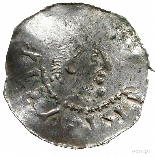 Денарий, Германия, Нижняя Лотарингия, Heinrich (1002-1014), м.д. Nijmegen-Tiel, Ilisch 2000, 8.10