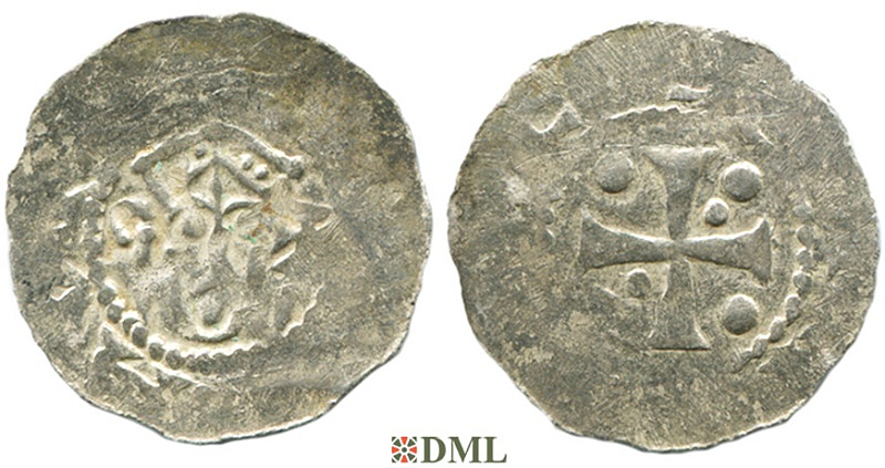 Денарий, Германия, Нижняя Лотарингия, Anonymous bishop, м.д. Zaltbommel, Ilisch 2000, 4.14