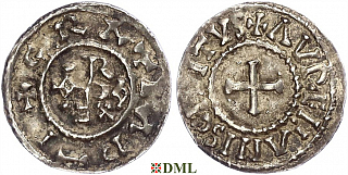 Денье, Каролинги, Eudes (Odo) (887-898), м.д. Orléans, Depeyrot 730