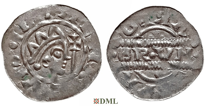 Денарий, Германия, Нижняя Лотарингия, Bruno III (1050-1057), м.д. Leeuwarden, Ilisch 2000, 21.14