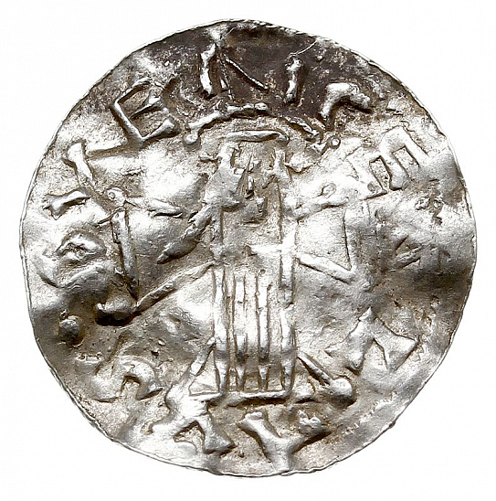 Денарий, Чехия, Богемия, Oldřich (1012-1034), м.д. Praga, Šmerda 131