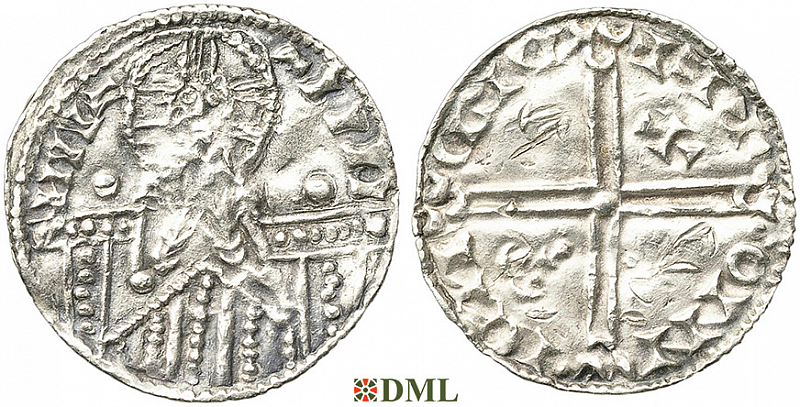 Денарий, Дания, Sven Estridsen (1047-1075), м.д. Lund, Hbg. 25