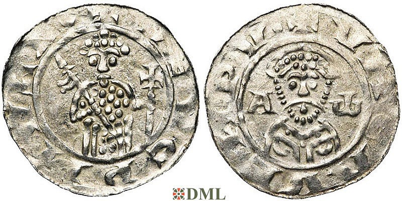 Денарий, Германия, Нижняя Лотарингия, Gf. Floris I (1049-1061), м.д. Leiden, Ilisch 2000 12.8