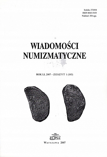 Czwojda Ł. Peksy. Próba interpretacji nacięć na wczesnośredniowiecznych monetach