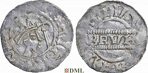 Денарий, Германия, Нижняя Лотарингия, Bruno III (1050-1057), м.д. Leeuwarden, Ilisch 2000, 21.14
