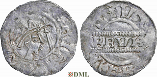 Денарий, Германия, Нижняя Лотарингия, Bruno III (1050-1057), м.д. Leeuwarden, Ilisch 2000, 21.14