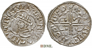 Денарий, Англия, Cnut (1016-1035), м.д. York, монетарий Birhtnoth, North 781