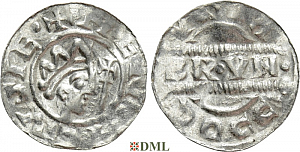 Денарий, Германия, Нижняя Лотарингия, Bruno III (1050-1057), м.д. Dokkum, Ilisch 2000, 21.19