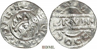 Денарий, Германия, Нижняя Лотарингия, Bruno III (1050-1057), м.д. Dokkum, Ilisch 2000, 21.19
