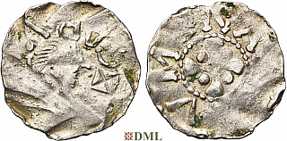 Денарий, Германия, Нижняя Лотарингия, Gf. Albert II (1031-1063), м.д. Namur, Ilisch 2014, 31.8