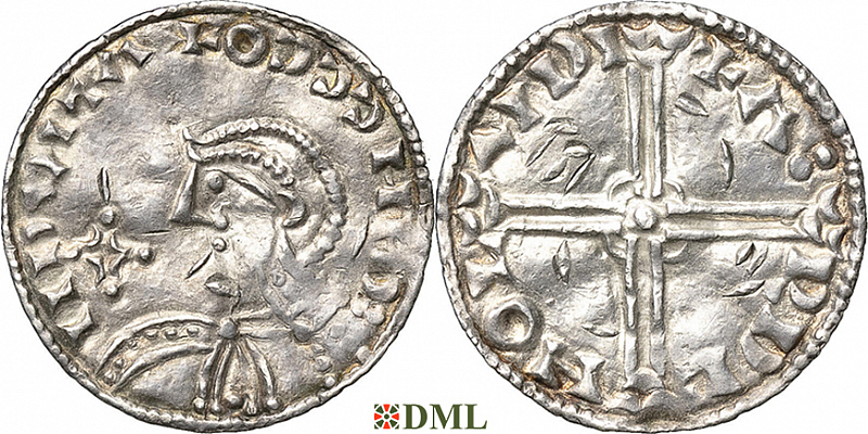 Денарий, Дания, Magnus I (1042-1047), м.д. Lund, Hbg. 1