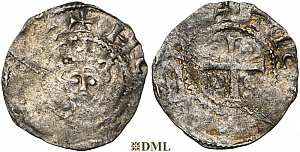 Денарий, Германия, Нижняя Лотарингия, Hendrik III (1039-1056) или Hendrik IV (1056-1106), м.д. Unknown mints, Ilisch 2000, 19.2