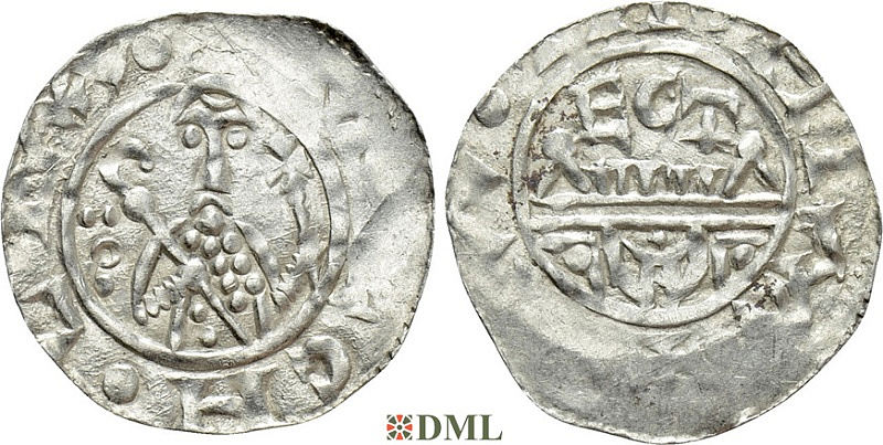 Денарий, Германия, Нижняя Лотарингия, B. Wilhelm (1054-1076), м.д. Utrecht, Ilisch 2000, 10.10