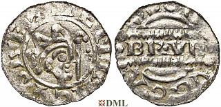 Денарий, Германия, Нижняя Лотарингия, Bruno III (1050-1057), м.д. Dokkum, Ilisch 2000, 21.22