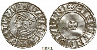 Денарий, Ирландия, Sihtric III Anlafsson (995-1036), м.д. Dublin, монетарий Ælfreln