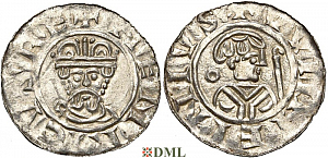 Денарий, Германия, Нижняя Лотарингия, B. Wilhelm  (1054-1076), м.д. Groningen, Ilisch 2000 18.10