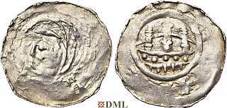 Денарий, Германия, Швабия, Anonymous bishop, м.д. Strassburg, Dbg. 715