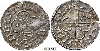 Денарий, Англия, Cnut (1016-1035), м.д. Lincoln, монетарий Pvlfpine, North 781