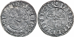 Денарий, Англия, William I (1066-1087), м.д. London, монетарий Ælfwine, North 847