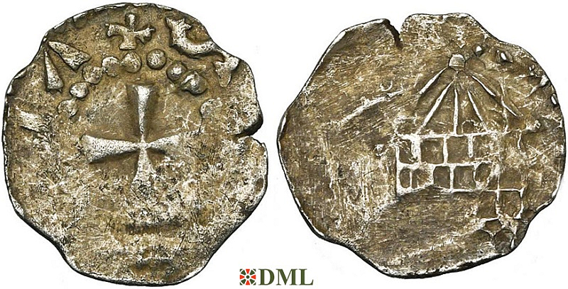 Денарий, Германия, Верхняя Лотарингия, Brunon de Dabo (1026–1051), м.д. Toul, Dbg.