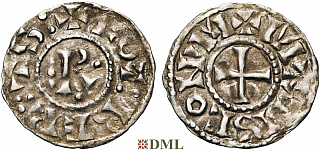 Денарий, Франция, Robert II (996-1031)